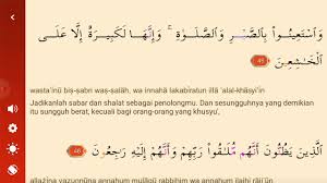 Surah ini terdiri dari 286 ayat dan tergolong surah madaniyah karena diturunkan di kota madinah. Surat Al Baqarah Ayat 45 46 Tulisan Latin Dan Terjemahan Youtube