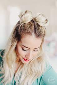 How To Do Space Buns Twist Me Pretty Thick Hair Styles Ball Hairstyles Short Hair Bun