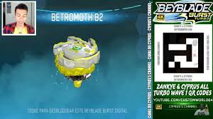 Bon à retirer en magasin ou scanner la photo :d.permet d'avoir une toupie exclusive dans le jeu ios ou android. All Wave 1 Beyblade Burst Turbo Qr Codes Beyblade Burst Amino