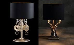 Small table lamps for a desk, nightstand lamps for bedside reading, designer lamps for the living room… Black And Gold Table Lamps A Touch Of Bedside Luxury Belles Demeures