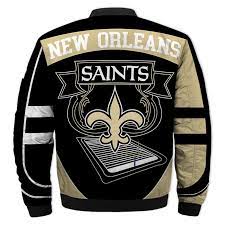 New Orleans Saints Bomber Jacket Winter Coat Gift For Men Jack Sport Shop Bomber Jacket Cheap Bomber Jacket Winter Saints Apparel