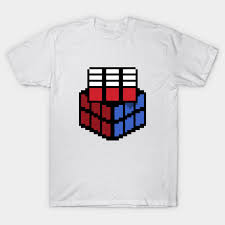 Online rubik's cube, 4x4x4 and other nxnxn cube solver and simulator. Pixel Rubik S Cube Rubiks Cube T Shirt Teepublic De