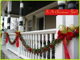 Farmer S Porch Garland Christmas Porch Decor Porch Decorating Christmas Porch