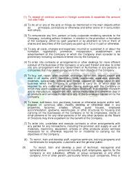 On the contrary, the article of association talks about the rules of the company which generally an emphasis on the internal controls and the governing of the company. Sample Of Company Memorandum Tablon