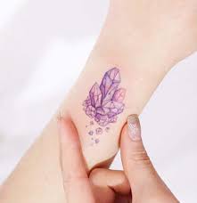 Pastel art revolutionized the art world in the renaissance era and since then pastel tattoos are in trend. Pastel Crystal Tattoo Very Cute On We Heart It
