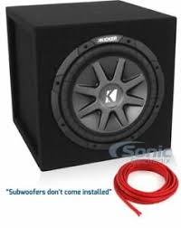Kicker 43cvr102 compvr 10 inch 700 watts 2 ohm dual voice coil car audio subwoofer with polypropylene cone and 360 degree back bracing. Kicker 10cvr10 2 10 Comp Vr Cvr 700w Subwoofer Sealed Enclosure Wire Ebay