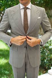 Herringbone Chestnut Wool Skinny Tie Mens Slim Ties Thin Necktie Au Otaa