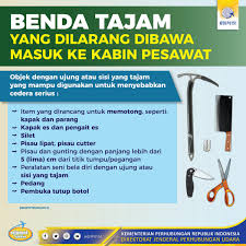 Jika anda hendak membawa pisau dalam penerbangan anda, berikut ini adalah prosedur yang harus anda lakukan. à¦Ÿ à¦‡à¦Ÿ à¦° Perhubungan Udara Item Yang Dirancang Untuk Memotong Seperti Kapak Dan Parang Kapak Es Dan Pengait Es Silet Pisau Lipat Pisau Cutter Pisau Dan Gunting Dengan Panjang Lebih Dari 5 Cm Dari