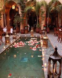 David injects moroccan flair with architectural arches, columns and a water feature. Creating Your Own Backyard Oasis C A Interiors