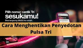 Misal si b mempunyai pulsa rp. Cara Menghentikan Penyedotan Pulsa Tri Stop Paket Tri