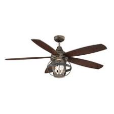 The creamy white finish of this fan gives it a fresh feel, while its distressed detailing adds intrigue and gives it a rustic farmhouse feel. 50 Most Popular Ceiling Fans For 2021 Houzz