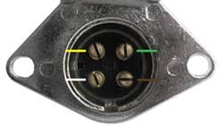Is actually that will remarkable. Industry Standard Wiring Configuration For The 4 Way Round Trailer Connector Etrailer Com