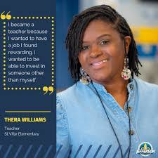 Thera Williams's Instagram, Twitter & Facebook