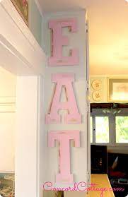 Pretty In Pink Eat Wall Letters Knockoffdecor Com Pink Kitchen Decor Chic Kitchen Decor Shabby Chic Kitchen Decor
