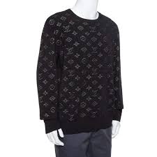 Should nas and hit boy drop king's disease 3 next year, or are you good? Louis Vuitton Black Knit Drop Needle Monogram Crewneck Sweatshirt Xl Louis Vuitton Tlc