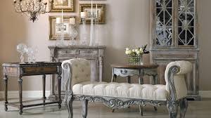 Love The Colors White Wash Gold Crystal Gray Furniture Upholstered Bench Bedroom Living Room Bench