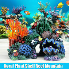 Maybe you would like to learn more about one of these? Aquarium Resin Mountain Rock Cave Coral Plant Shell Reef Fish Tank Ornament Ebay
