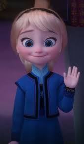 Baby Elsa 🥰 let's all give her a big hug : r/Frozen