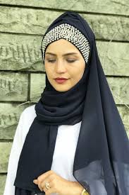 Modaroyal Kristal Tasli Sal Modelleri Moda Tesettur Giyim Sal Moda Kristal