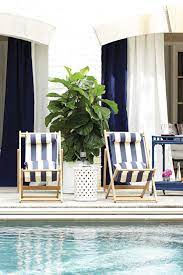 Poolside Entertaining With Domino Magazine Poolside Decor Pool Decor Home