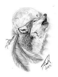 Beautiful Wolf Design Howling Wolf Tattoo Animal Tattoos Tattoo Design Drawings