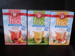 Anfang diesen monats hatte ich ein testpaket von teekanne zugesendet bekommen. Teekanne Frio Ariane Testet