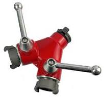 Dividing Breech Dual Control Alloy Forestry (WAJAX) 38mm Inlet x Forestry  (WAJAX) 38mm Outlet (2)