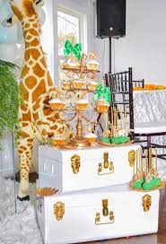 Glam Safari Baby Shower Baby Shower Ideas Themes Games Safari Baby Shower Giraffe Baby Shower Theme Baby Shower Giraffe
