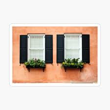 We hope you enjoy this bit of the beauty in our city! Charleston Window Boxes Poster By Cjnatural Redbubble