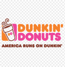 They made the background of the cup colored: Dunkin Donuts Logo Vector Free Download Toppng