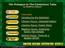 The Prologue To The Canterbury Tales By Geoffrey Chaucer