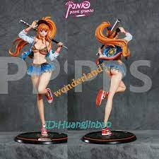 ad one piece nami resin figure model painted fashion suit baseball pre order 1 6 gk bup be