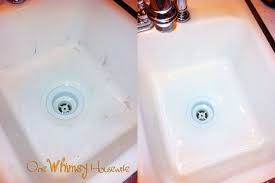 Borax is a popular agent for cleaning clothes, but it is very effective at cleaning the kitchen too. Scratches In Your Porcelain Sink Meet Your New Best Friend Porcelain Sink Porcelain Kitchen Sink Clean Kitchen Sink