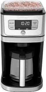 You may brew up to 12 cups, then dispense one let's see how your cuisinart coffee machine brews properly with perfect taste of coffee or coffee. Cuisinart Burr Grind Brew 12 Cup Coffee Maker Black Stainless Dgb 800 Best Buy