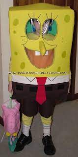11 Coolest Homemade Spongebob Costume Ideas Spongebob Costume Spongebob Costume Diy Homemade Costumes