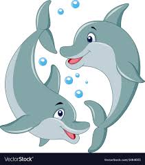 Maybe you would like to learn more about one of these? Vector Illustration Of Cute Dolphin Couple Cartoon Download A Free Preview Or High Quality Adobe Illustrator A Cartoon Dolphin Cartoon Posters Cartoons Vector