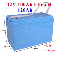 Rechargeable lifepo4 12v 100ah 120ah lithium battery pack with BMS for  electric tricycle power boat inverter battery+10A Charger|Replacement  Batteries| - AliExpress