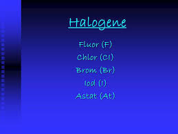 Hauptgruppe des periodensystems, dazu zählen die elemente: Halogene Fluor F Chlor Ci Brom Br Iod I Astat At Ppt Herunterladen