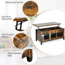 Great savings & free delivery / collection on many items. Giantex Lift Top Coffee Table W Hidden Compartment And Storage Shelves Modern Furniture Living Room Furniture Hw55643 Console Tables Aliexpress