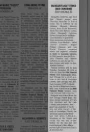 Obituary for MARGARITA GUTIERREZ (Aged 78)