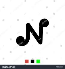 Eine buchstabiertafel (oder buchstabieralphabet, telefonalphabet, funkalphabet,. Letter N Stylized Letter English Alphabet Stock Vector Royalty Free 570843868 Shutterstock