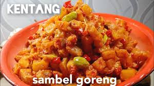 Sambal goreng ati kentang simpel. Sambal Goreng Kentang Terendol Youtube