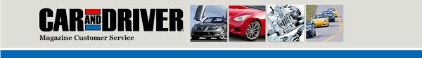 What font was used in logo? Car And Driver Magazine Customer Service