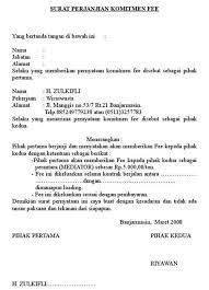 Contoh Surat Perjanjian Kerjasama Bagi Hasil Yang Sesuai Dengan Kaidah Surat Tanggal Tulisan