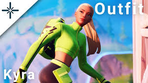 See more ideas about fortnite, skin, ghoul trooper. Leaked Fortnite Kyra Skin Gameplay With Impact Green Back Bling Youtube