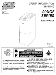 G50 gas furnace ◆ 80% afue. Lennox 90ugf Series User S Information Manual Pdf Download Manualslib