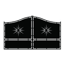 22.0% (inclusa nel prezzo di vendita). Cancello In Lamiera Taglio Laser Modello California Ferropietra