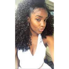 Synthetic Dominican Curly Half Wig 15 99 Half Wigs Natural Hair Styles Curly Half Wig
