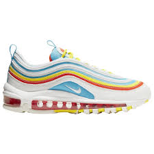 Nike Air Max 97 Casual Running Shoes Blue Fury Summit White Team Orange Nike Air Max 97 Black Nike Shoes Nike Air Max