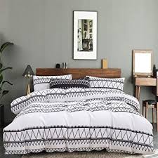 99 join prime to save $13.60 on this item Buy Omelas White Boho Duvet Cover Queen Aztec Geometric Triangle Textured Bedding Set Bohemian Moroccan Striped Microfiber Quilt Covers With Zipper Ties No Comforter Online In Turkey B08sw3npj9
